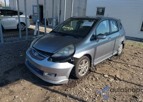 2007 Honda Fit Sport from USA, damaged, VIN JHMGD38677S057239